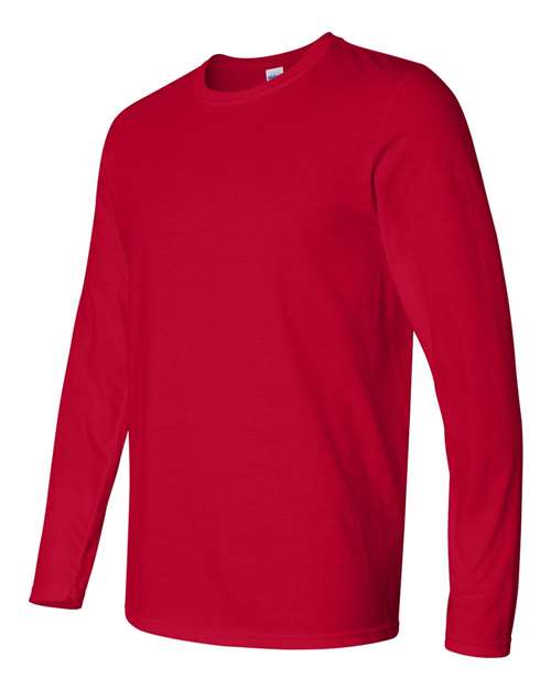 Gildan 64400 - Unisex Softstyle Long Sleeve T-Shirt - Cherry Red