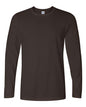Gildan 64400 - Unisex Softstyle Long Sleeve T-Shirt - Dark Chocolate