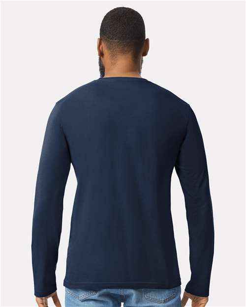 Gildan 64400 - Unisex Softstyle Long Sleeve T-Shirt - Navy