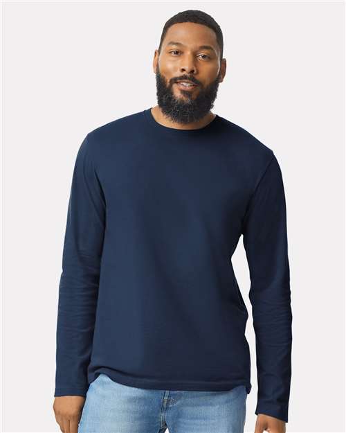 Gildan 64400 - Unisex Softstyle Long Sleeve T-Shirt - Navy