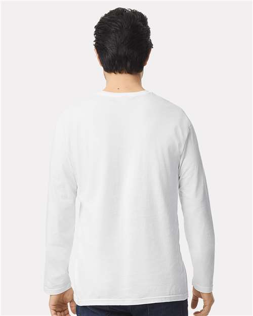 Gildan 64400 - Unisex Softstyle Long Sleeve T-Shirt - White