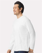 Gildan 64400 - Unisex Softstyle Long Sleeve T-Shirt - White