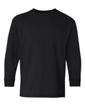 Gildan 5400B - Youth Heavy CottonTM Long Sleeve T-Shirt - Black