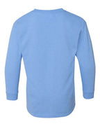 Gildan 5400B - Youth Heavy CottonTM Long Sleeve T-Shirt - Carolina Blue