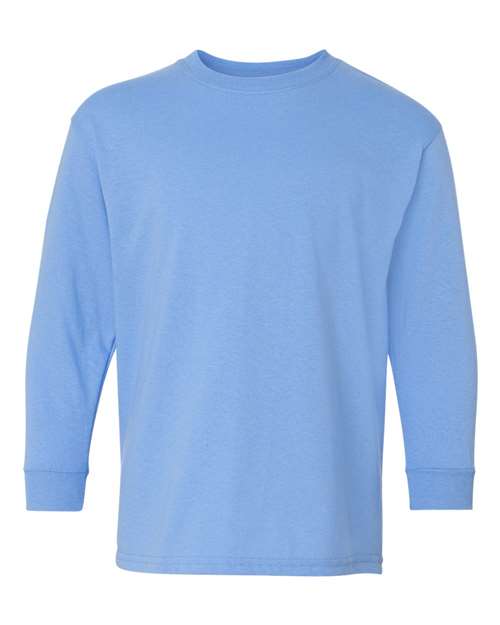 Gildan 5400B - Youth Heavy CottonTM Long Sleeve T-Shirt - Carolina Blue