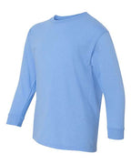 Gildan 5400B - Youth Heavy CottonTM Long Sleeve T-Shirt - Carolina Blue