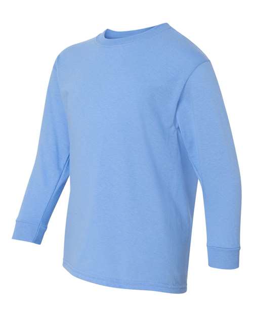 Gildan 5400B - Youth Heavy CottonTM Long Sleeve T-Shirt - Carolina Blue