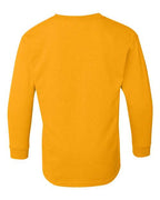 Gildan 5400B - Youth Heavy CottonTM Long Sleeve T-Shirt - Gold