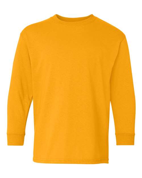 Gildan 5400B - Youth Heavy CottonTM Long Sleeve T-Shirt - Gold