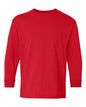 Gildan 5400B - Youth Heavy CottonTM Long Sleeve T-Shirt - Red