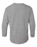 Gildan 5400B - Youth Heavy CottonTM Long Sleeve T-Shirt - Sport Grey