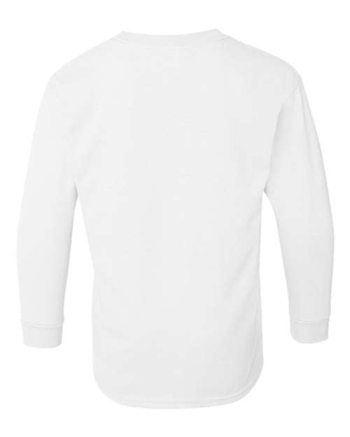 Gildan 5400B - Youth Heavy CottonTM Long Sleeve T-Shirt - White