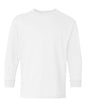 Gildan 5400B - Youth Heavy CottonTM Long Sleeve T-Shirt - White