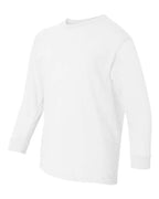 Gildan 5400B - Youth Heavy CottonTM Long Sleeve T-Shirt - White