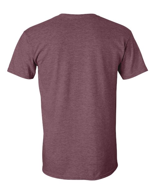 Gildan 64000 - Unisex Softstyle T-Shirt - Heather Maroon