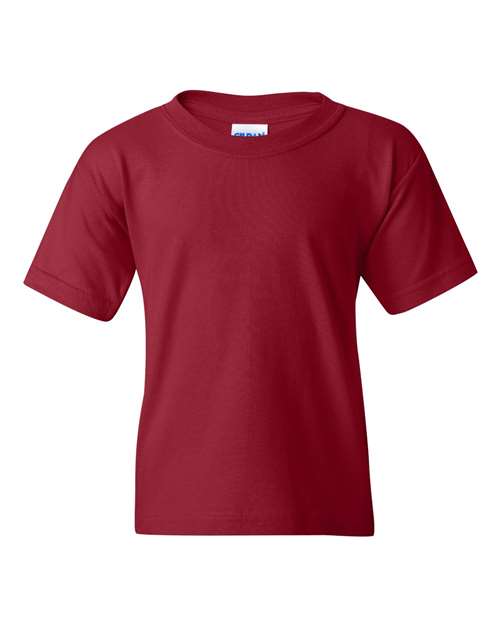 Gildan 5000B - Youth Heavy CottonTM T-Shirt - Garnet