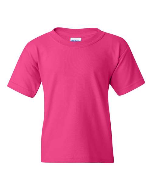 Gildan 5000B - Youth Heavy CottonTM T-Shirt - Heliconia