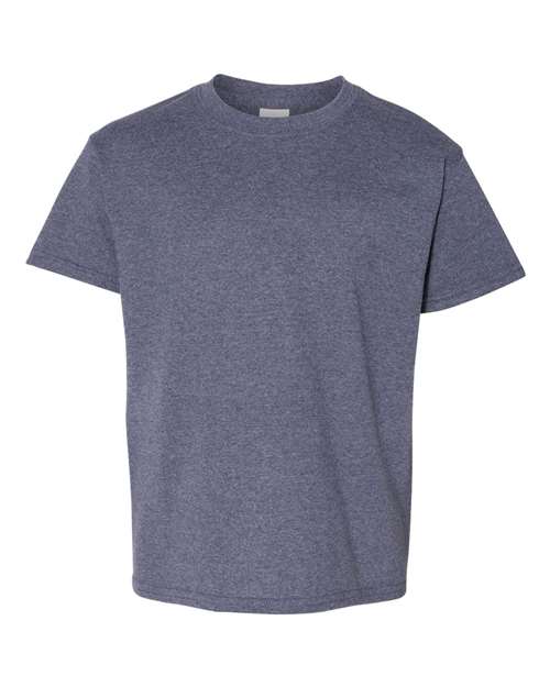 Gildan 5000B - Youth Heavy CottonTM T-Shirt - Heather Navy