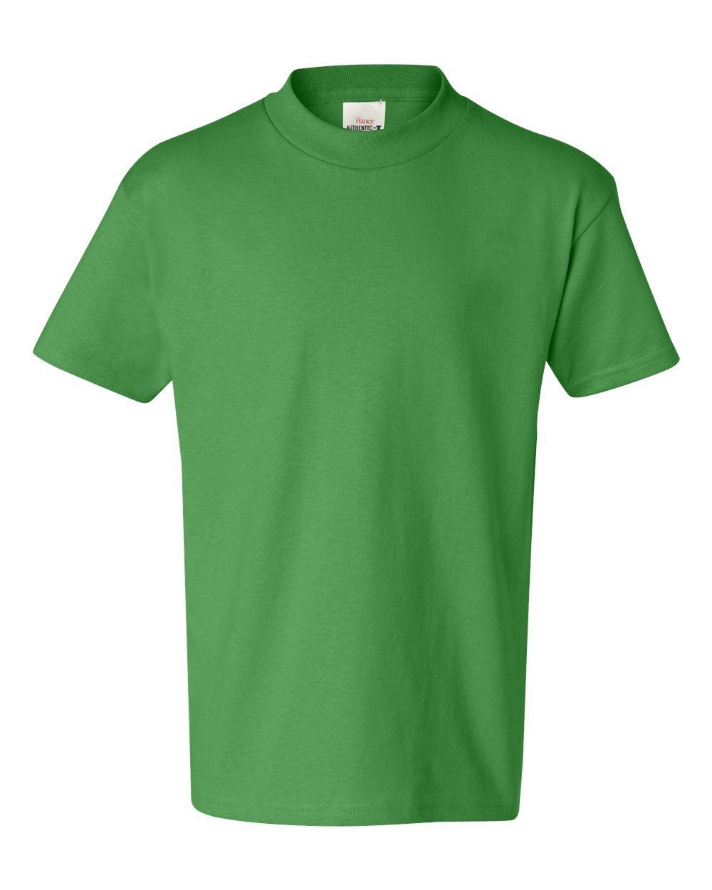 Hanes 5450 - Youth Authentic T-Shirt — Shamrock Green (flat)