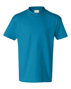 Hanes 5450 - Youth Authentic T-Shirt — Teal (flat)