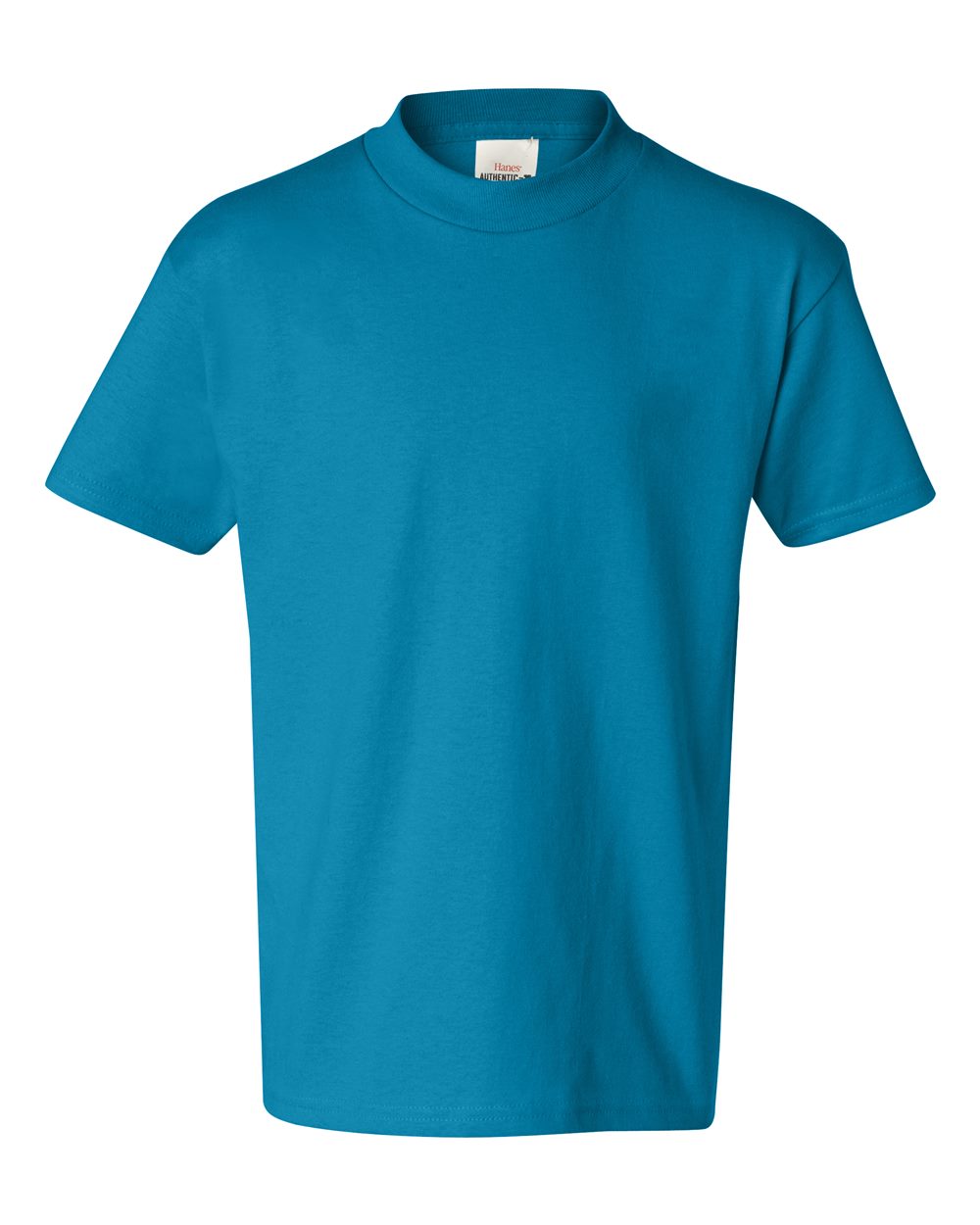 Hanes 5450 - Youth Authentic T-Shirt — Teal (flat)