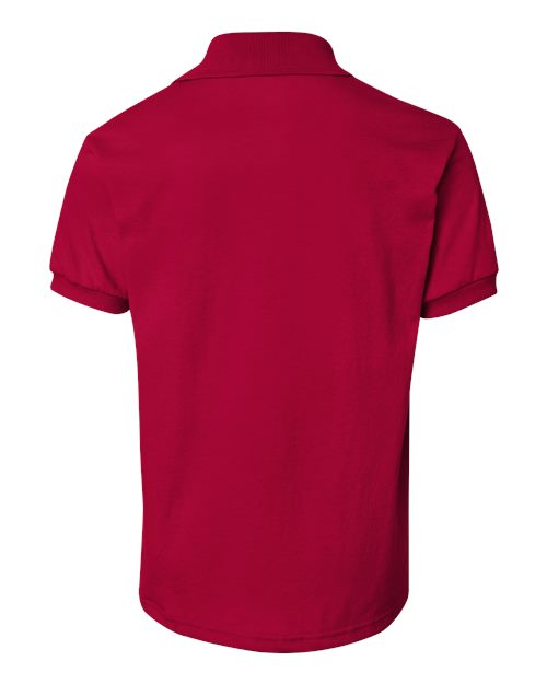 Hanes 054Y - Youth EcoSmart® Jersey Polo Hanes