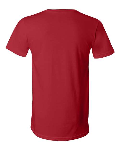 BELLA + CANVAS 3005 - Unisex Jersey V-Neck Tee - Canvas Red