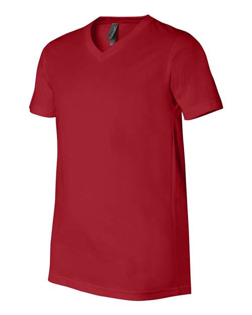 BELLA + CANVAS 3005 - Unisex Jersey V-Neck Tee - Canvas Red