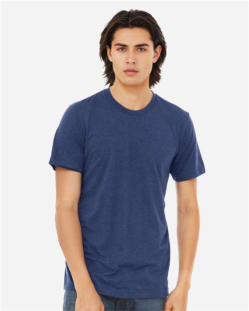 BELLA + CANVAS 3413 - Triblend Tee - Navy Triblend