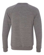 BELLA + CANVAS 3901 - Unisex Sponge Fleece Raglan Crewneck Sweatshirt - Grey Triblend