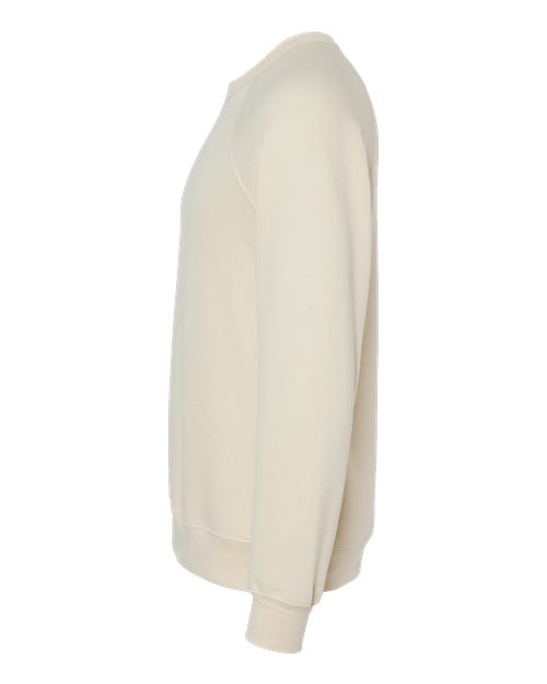 BELLA + CANVAS 3901 - Unisex Sponge Fleece Raglan Crewneck Sweatshirt - Natural