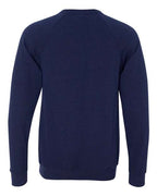 BELLA + CANVAS 3901 - Unisex Sponge Fleece Raglan Crewneck Sweatshirt - Navy Triblend