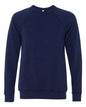 BELLA + CANVAS 3901 - Unisex Sponge Fleece Raglan Crewneck Sweatshirt - Navy Triblend