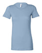 BELLA + CANVAS 6004 - Women's Slim Fit Tee - Baby Blue