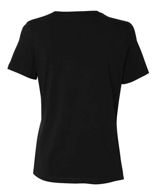 BELLA + CANVAS 6400 - Womens Relaxed Jersey Tee - Black