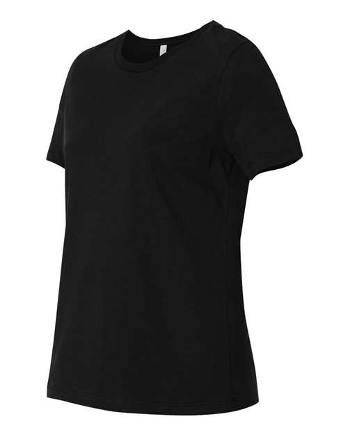 BELLA + CANVAS 6400 - Womens Relaxed Jersey Tee - Black