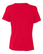 BELLA + CANVAS 6400 - Womens Relaxed Jersey Tee - Red