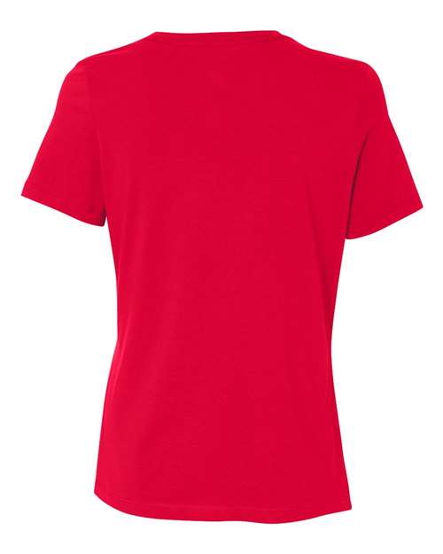 BELLA + CANVAS 6400 - Womens Relaxed Jersey Tee - Red