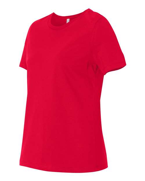 BELLA + CANVAS 6400 - Womens Relaxed Jersey Tee - Red