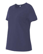 BELLA + CANVAS 6400 - Womens Relaxed Jersey Tee - Navy
