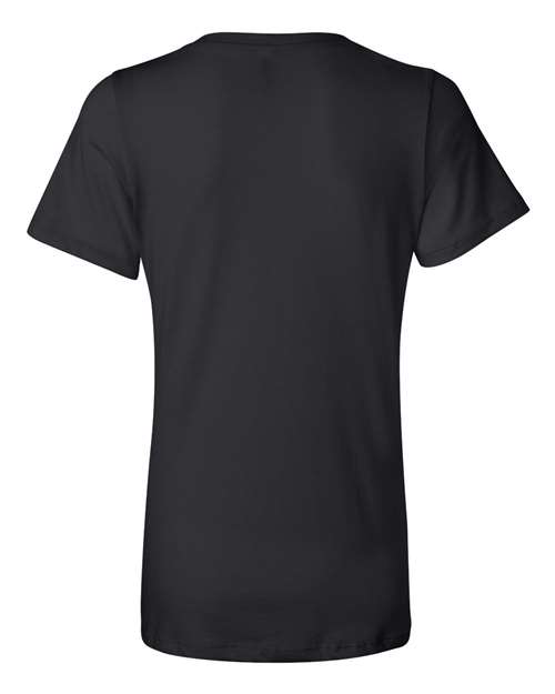 BELLA + CANVAS 6405 - Womens Relaxed Jersey V-Neck Tee - Black