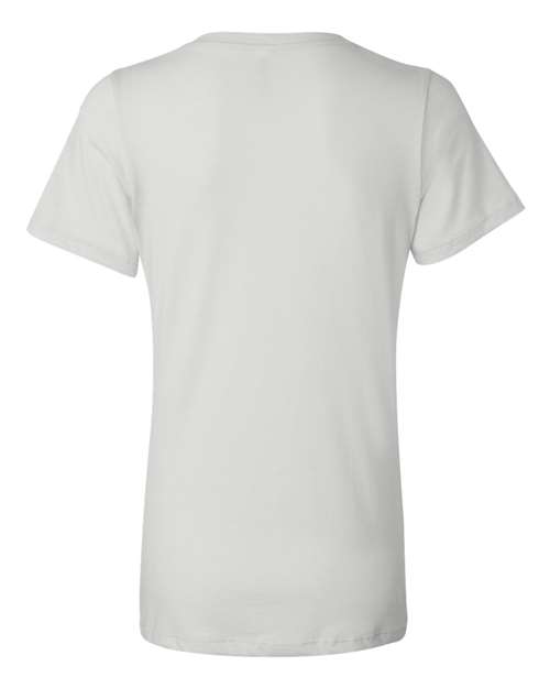 BELLA + CANVAS 6405 - Womens Relaxed Jersey V-Neck Tee - White