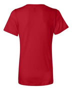 BELLA + CANVAS 6405 - Womens Relaxed Jersey V-Neck Tee - Red