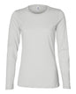 BELLA + CANVAS 6450 — Women’s Relaxed Jersey Long Sleeve Tee — White