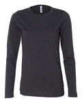BELLA + CANVAS 6450 — Women’s Relaxed Jersey Long Sleeve Tee — Dark Grey Heather