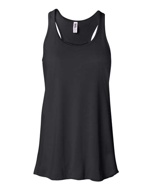 BELLA + CANVAS 8800 - Women's Flowy Racerback Tank - Black