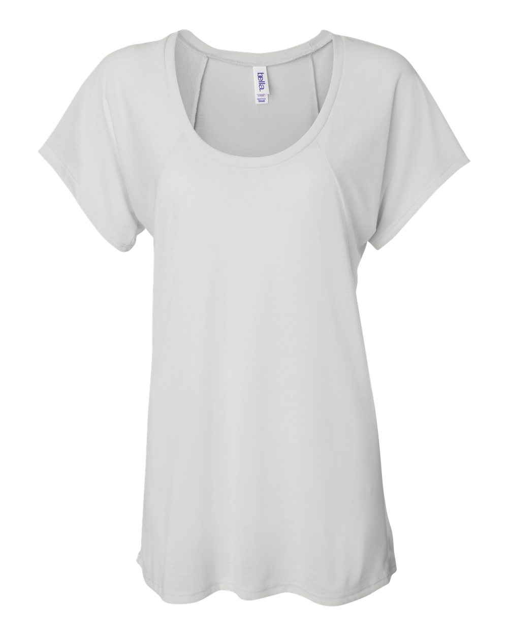 BELLA + CANVAS 8801 — Women’s Flowy Raglan Tee — White
