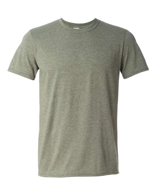 Gildan 64000 - Unisex Softstyle T-Shirt - Heather Military Green