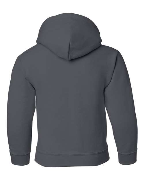 Gildan 18500B - Youth Heavy BlendTM Hooded Sweatshirt - Charcoal