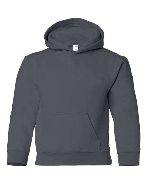 Gildan 18500B - Youth Heavy BlendTM Hooded Sweatshirt - Charcoal